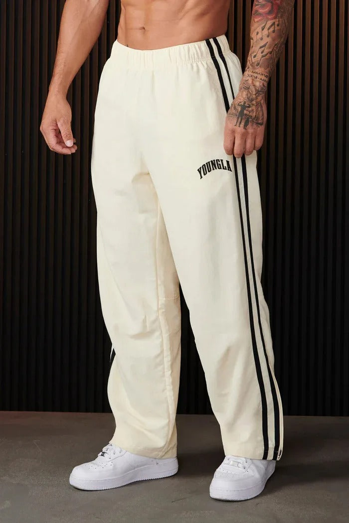 Rubén- Herren Sporthose mit Doppelstreifen Print