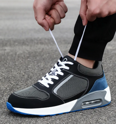 Ruggero | Orthopedic Arbeitssicherheitsschuhe in Schwarz-Grau