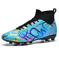 Maximilian | Rutschfeste Fußballschuhe in Blau