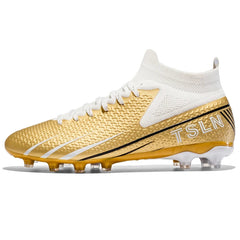 Maik | Rutschfeste Fußballschuhe in Gold Spike