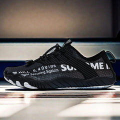 Jan | Leichte und rutschfeste Unisex Barfußschuhe in Schwarz