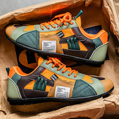 Mats | Bunte Retro-Sneaker in Orange