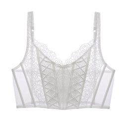 Kate | Italienische Schleife Bralette in weiß