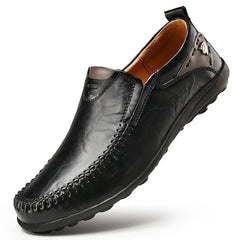 Oreno - zeitlose Loafer in Schwarz