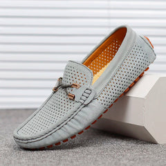 Giovanni | Atmungsaktive Lederschuhe in Grau