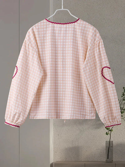 Amelie®️™ – elegante herzförmige Bluse