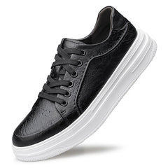 Leder Herrenschuhe in Schwarz