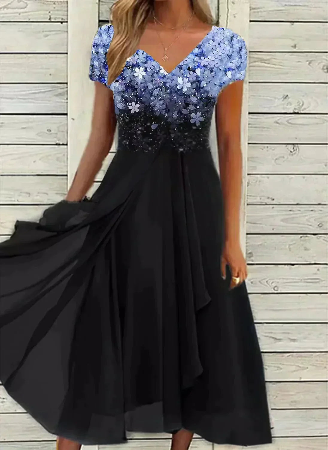 Caelina | Stilvolles Midi-Kleid