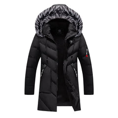 Kevin - Warme Winterjacke in Schwarz