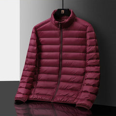 Markus | Gesteppte Jacke Herren modern & lässig in Rot