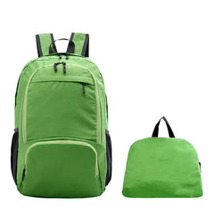 Leicht Faltbar Unisex Reise Rucksack | Draußen in Grün