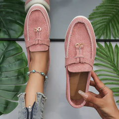 Faye - Flache, lässige Schuhe in Rose