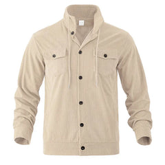 Velkor™ Jacke mit Gerippter Textur und Raffinierter Ausstrahlung in Apricotfarben