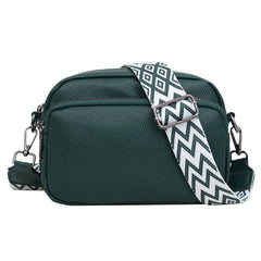 Chelsea | Raffiniertes PU Leder Schultertasche in Grün