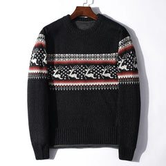 Samuel | Vintage Icelandic Sweater in Black