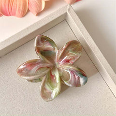Micara - Marbled Blossoms - Haarschmuck in Rot