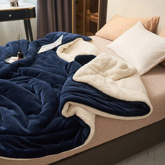 SnuggleSoft - Ultraweich - Doppelseitig in Marineblau