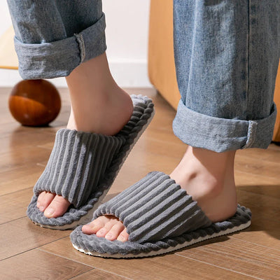 Unisex Hausschuhe mit Offenen Zehen | Drinnen