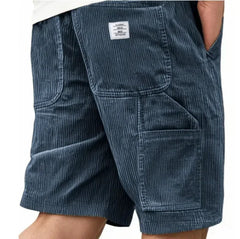 Lucas - Veredelte Cargoshorts in Marineblau
