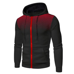Galeron - Funktions-Hoodie mit Reißverschluss in Schwarz