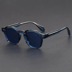 Tara | Vintage-Sonnenbrille mit kräftigem Rahmen in Blau