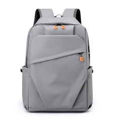 Herren Leichtgewicht Laptop Reise Rucksack | Mehrere Fächer in Grau