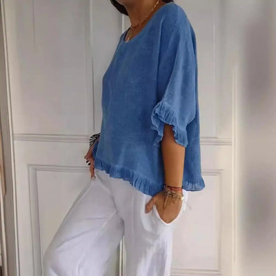 Damen Sommer Elegante Bluse | Leicht