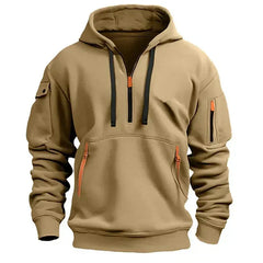 Daniel | Bequemer Hoodie in Braun