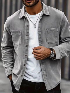 Paul | Lässiges Overshirt für moderne Looks in Grau