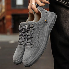 Zayn | Elegante Wildleder-Sneaker in Grau