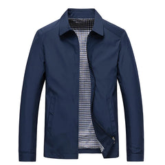 Carlos | Luxuriöse Herrenjacke in Blau