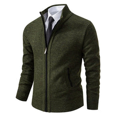 Anton | Eleganter Premium-Cardigan in Grün