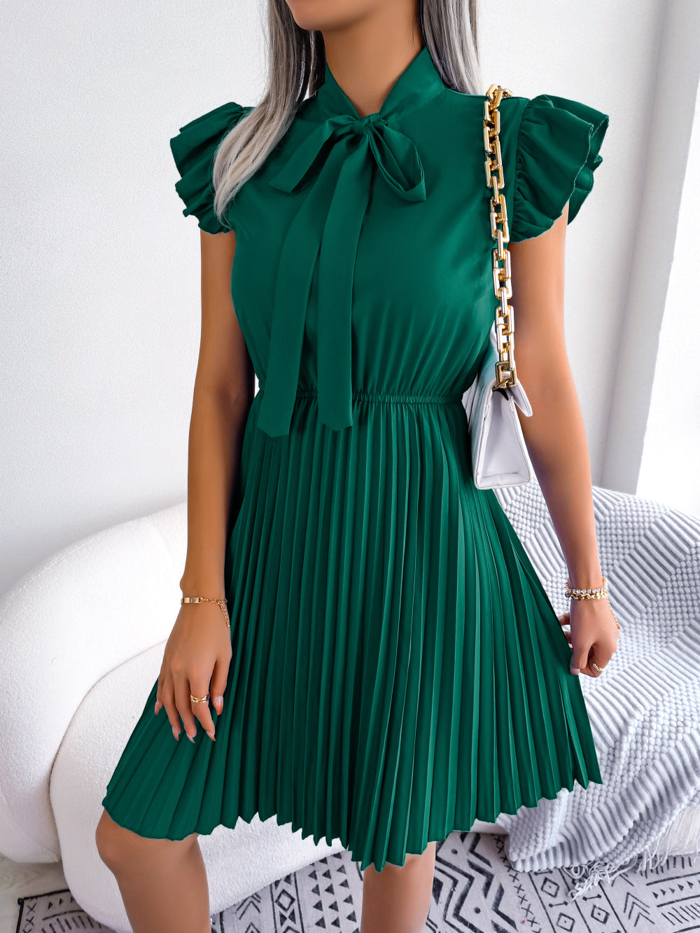 Bobbi - Elegantes Plissee-Kleid für Damen