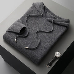 Bobby – Herren Strickpullover aus Wolle in Grau
