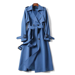 Karoline - Trenchcoat - Frühlingsmantel in Blau