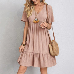 Olivia | Elegantes Midikleid in Rosa