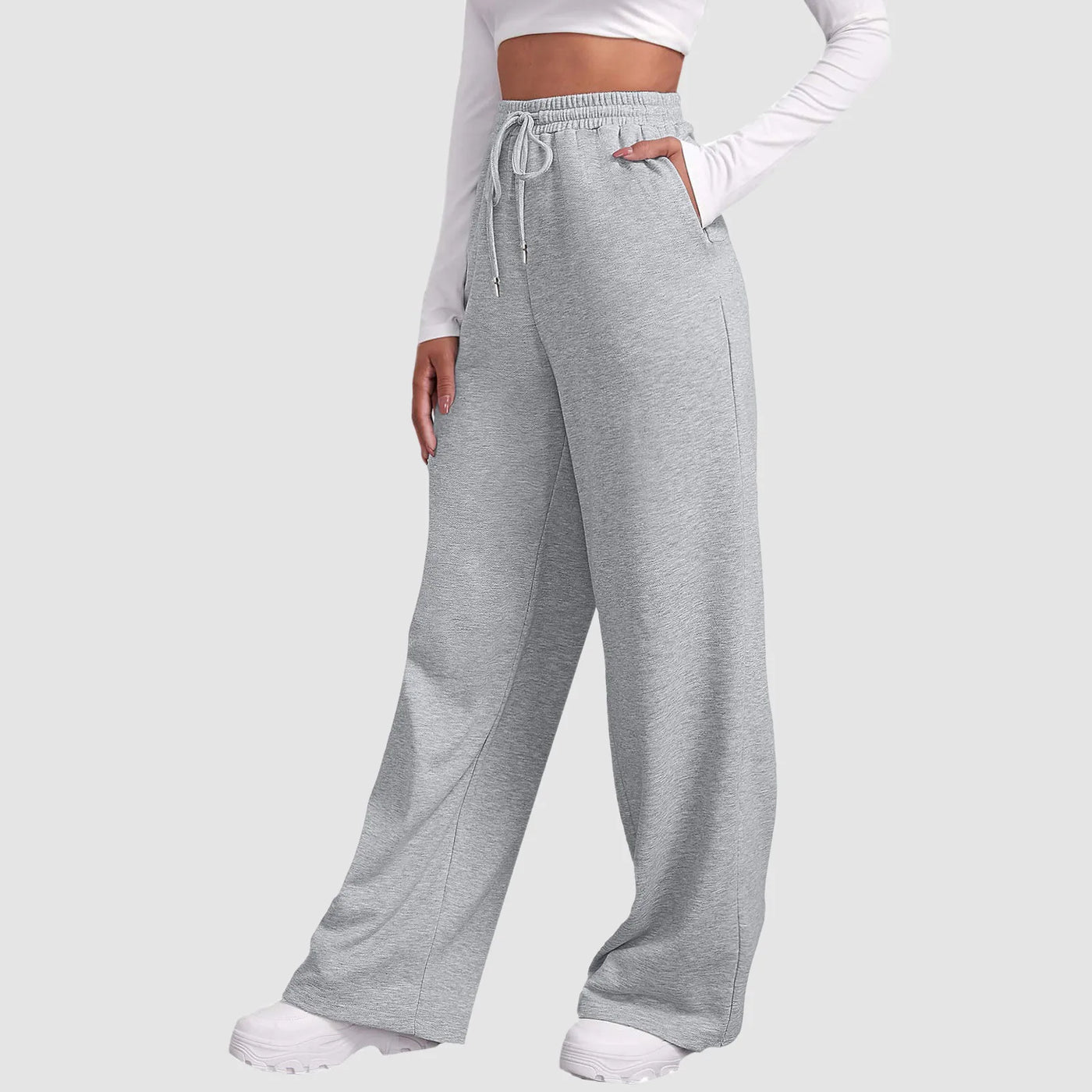 Violeta® | Lässige Jogginghose mit weitem Bein