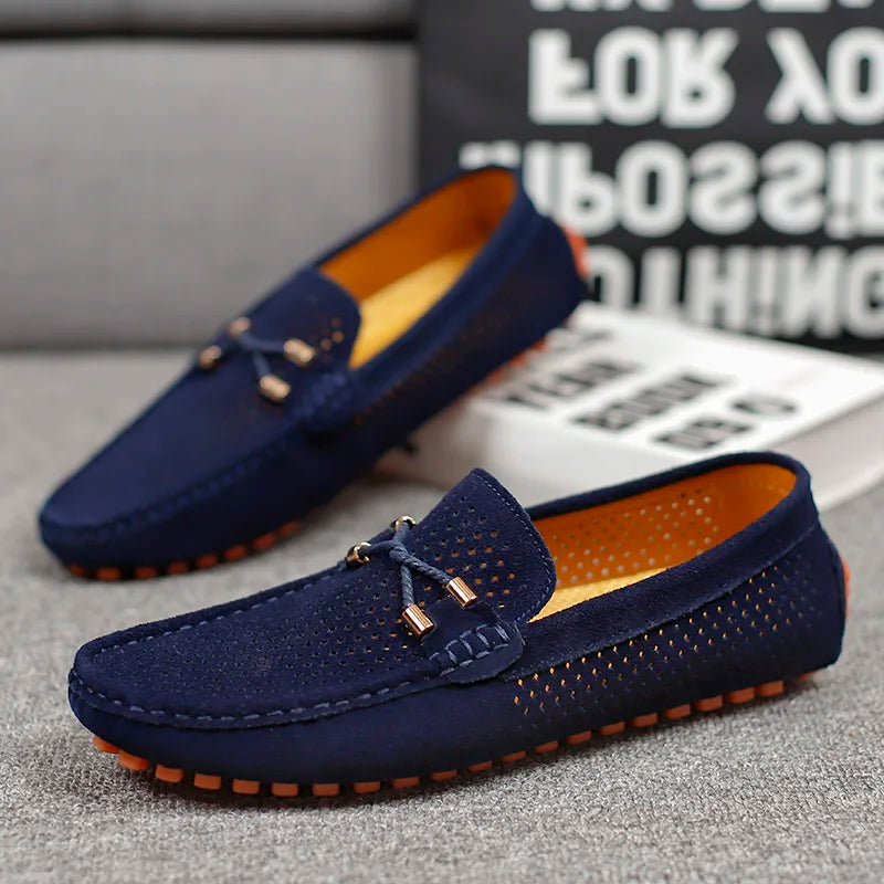 Semelle plate | Chaussures en cuir respirant