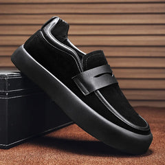Ewin - Modische Wildleder-Slipper Für Männer in Schwarz
