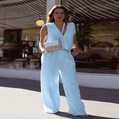 KATHE I ESSENCE-WESTE in Blau