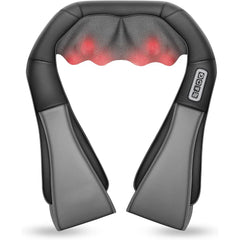 RelaxPro Multifunktionaler Tiefenwärme-Massagegerät für Nacken, Rücken, Schultern und Beine in Grau