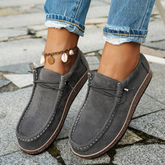 Leana | Damen Ultra-Leichte Komfortschuhe – Komfortschuhe Leicht Alltagstauglich in Grau