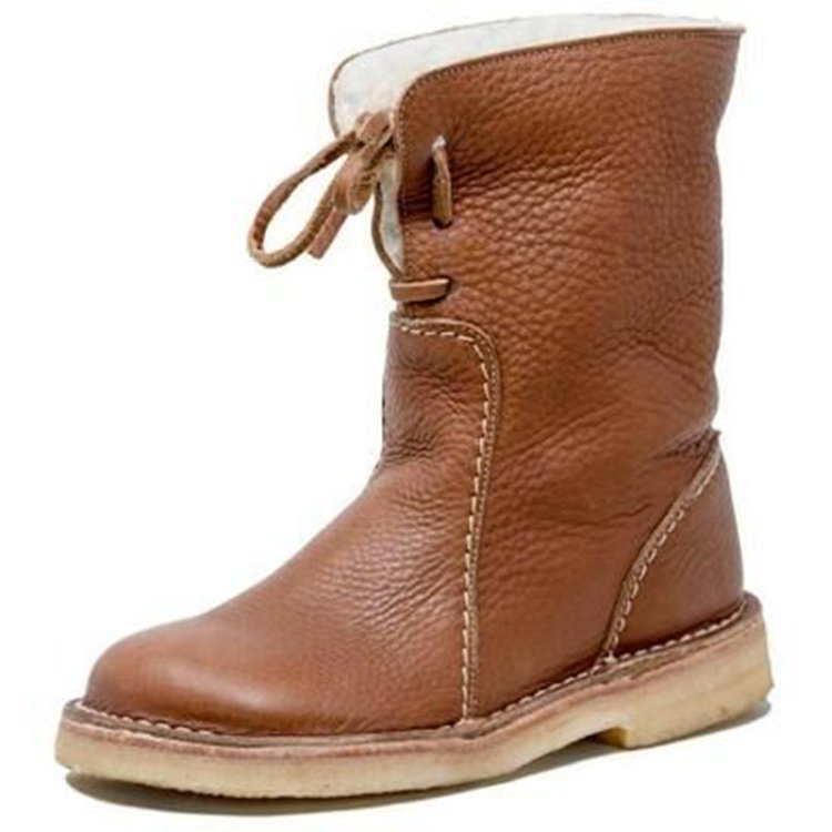 Amanda – Winterstiefel im Vintage-Stil – Fellgefüttert