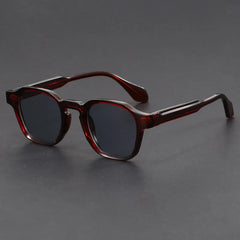 Tara | Vintage-Sonnenbrille mit kräftigem Rahmen in Rot