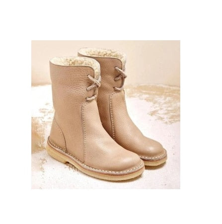Amanda – Winterstiefel im Vintage-Stil – Fellgefüttert