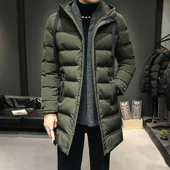 Luxuriöse Steppjacke für Herren in Grün