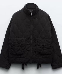 Zara™ - Vintage Steppjacke in Schwarz