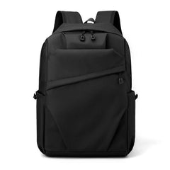 Herren Leichtgewicht Laptop Reise Rucksack | Mehrere Fächer in Schwarz