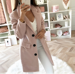 Tina - Eleganter Herbst- und Winterjacke in Rosa