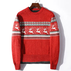 Samuel | Vintage Icelandic Sweater in Red